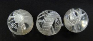 画像2: 天然石水晶銀彫り青龍＆アメジスト&ラピスラズリのストラップ 