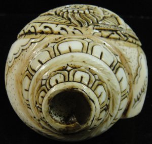 画像5: ◆チベット密教法具　法螺貝（シャンカ）クルックラー(赤ターラー)