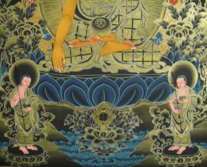画像5: ◆仏陀/釈迦牟尼仏　タンカ／仏画／チベット-1