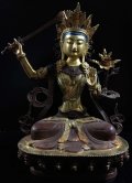 ◆文殊菩薩（マンジュシュリー）像◆仏教　チベット