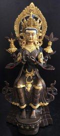 ◆弥勒菩薩（マイトレーヤ）像◆仏教　チベット-A