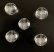画像1: 天然石彫り水晶子(ねずみ)12mm玉  5粒セット (1)