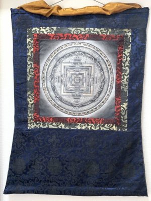 画像1: ◆カーラチャクラ・マンダラ（時輪曼荼羅）タンカ／仏画／チベット-B1