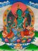 画像2: ◆グリーンタ−ラ（緑多羅菩薩）タンカ／仏画／曼荼羅／チベット (2)