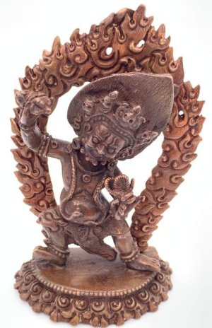 画像1: ◆ヴァジュラ・パーニ（金剛手）像◆仏教 チベット ◆アンティーク風-AZ