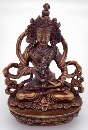 画像1: ◆ヴァジュラサットヴァ（金剛さった）像◆仏教　チベット ◆アンティーク風-AZ