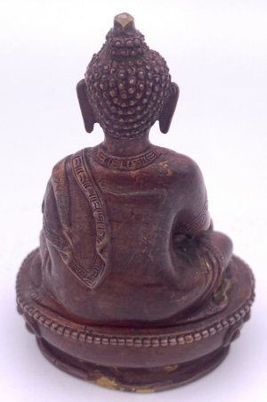 画像3: 仏陀◆阿閦如来（あしゅくにょらい/アクショービャ）像◆仏教◆アンティーク風-AZ