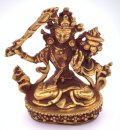 ◆文殊菩薩（マンジュシュリー）像◆仏教　チベット-GS