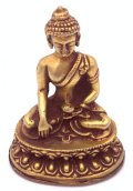 仏陀◆阿しゅく如来（あしゅくにょらい/アクショービャ）像◆仏教　チベット-GS