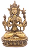 ◆六字咒観音菩薩像 ◆仏教　チベット-AA11