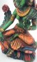 画像5: 木製手彫りグリーンターラー（緑多羅菩薩）像◆チベット仏教-2A (5)