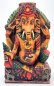 画像1: 木製手彫りガネーシャ像（歓喜天）富と智恵の神◆インド-L1 (1)