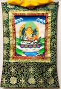 毘沙門天（ヴァイシュラヴァナ）タンカ／仏画／曼荼羅／チベット-B