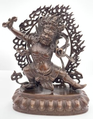 画像1: ◆ヴァジュラ・パーニ（金剛手）像◆仏教　チベット-AAA