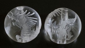 画像2: 天然石彫り水晶麒麟（キリン）&グリーンアパタイト&レッドタイガーアイのブレスレット