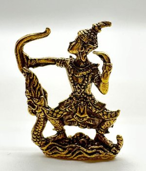 画像1: 豆仏像-◆ラーマ 像◆ヒンドゥ　インド　ヴィシュヌ化身