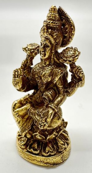 画像2: 豆仏像-◆ラクシュミ 像◆ヒンドゥ　インド