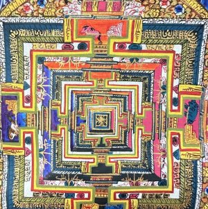 画像3: ◆カーラチャクラ・マンダラ（時輪曼荼羅）タンカ／仏画／チベット-KL23