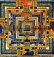 画像3: ◆カーラチャクラ・マンダラ（時輪曼荼羅）タンカ／仏画／チベット-KL22 (3)