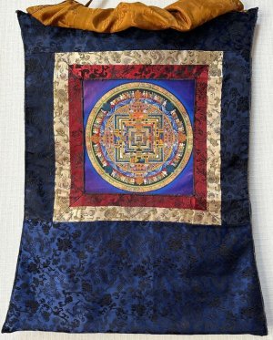 画像1: ◆カーラチャクラ・マンダラ（時輪曼荼羅）タンカ／仏画／チベット-KL22