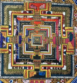 画像3: ◆カーラチャクラ・マンダラ（時輪曼荼羅）タンカ／仏画／チベット-KL29