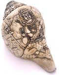 ◆チベット密教法具　法螺貝（シャンカ）シバ神
