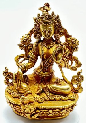 画像1: ◆グリーンターラー（緑多羅菩薩）◆仏教 チベット