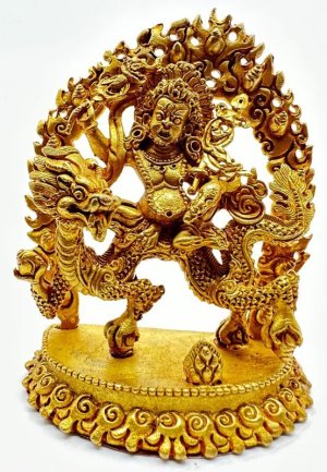 画像1: ◆ジャンバラ(宝蔵神)像 ◆仏教 チベット