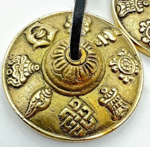 画像4: ◆チベット密教法具　ティンシャ（タシタゲ-八吉祥）M◆