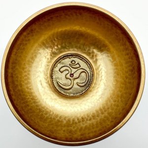 画像2: ◆チベット密教法具-シンギングボール（瞑想鈴）◆オム/六字真言　LG
