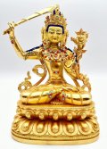 ◆文殊菩薩（マンジュシュリー）像◆仏教 チベット-MS1