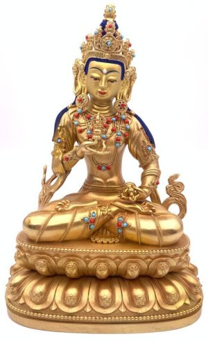 画像1: ◆ヴァジュラサットヴァ（金剛さった）像◆仏教　チベット-VS1