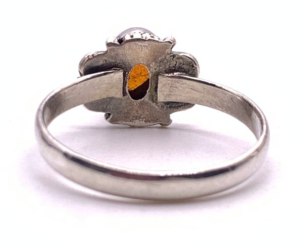 画像4: 天然石カーネリアン  silver925リング☆11号、12号、14号 (4)