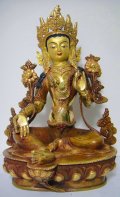 ◆グリーンタ－ラ（緑多羅菩薩）像◆仏教　チベット