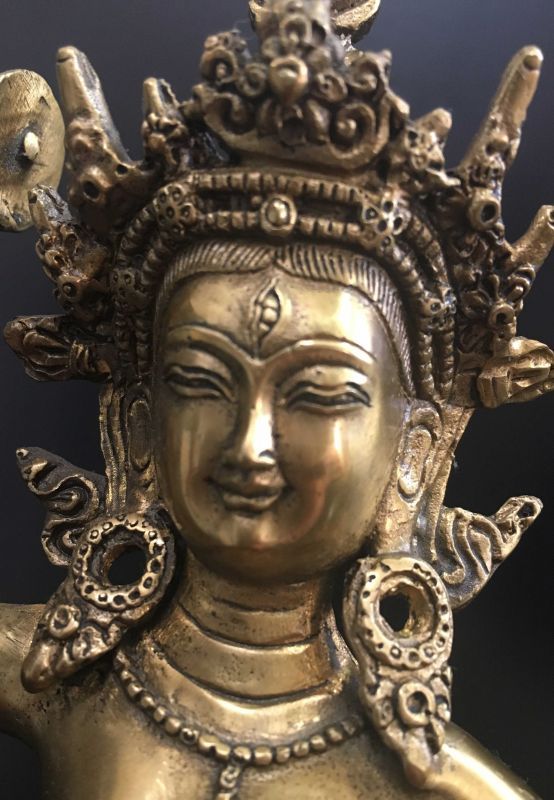 ダーキニー(荼枳尼天)・ライオンヘッド像 SIMHAMUKHA 仏教 チベット