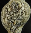 画像2: ◆チベット密教法具　法螺貝（シャンカ）クベーラ（毘沙門天）シャクティ (2)