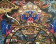 画像2: ◆六道輪廻図（Wheel of Life）/タンカ／仏画／曼荼羅／チベット-A (2)