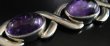 画像2: 天然石アメジスト（紫水晶）silver925ブレスレット-AA (2)