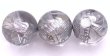 画像2: 天然石水晶銀彫り青龍12mm玉＆オニキス&ハウライトのブレスレット (2)