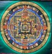 画像2: ◆カーラチャクラ・マンダラ（時輪曼荼羅）タンカ／仏画／チベット-KL27 (2)