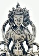画像4: ◆阿弥陀如来(無量寿如来／アミターユス)像◆仏教 チベット◆シルバーアンティーク風 (4)