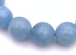 画像3: 天然石アクアマリン（藍玉）AAA 14mm玉のブレスレット (3)