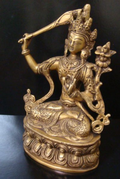 画像1: ◆文殊菩薩　坐像◆仏教　チベット　ネパール