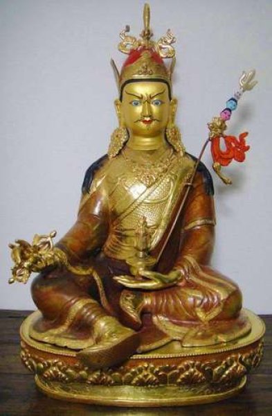 画像1: パドマサンババ(グル・リンポチェ)像LL◆仏教　チベット (1)