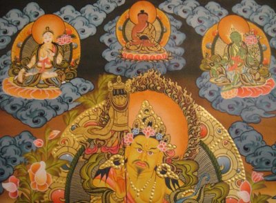 画像3: ◆毘沙門天（ヴァイシュラヴァナ）タンカ／仏画／曼荼羅／チベット