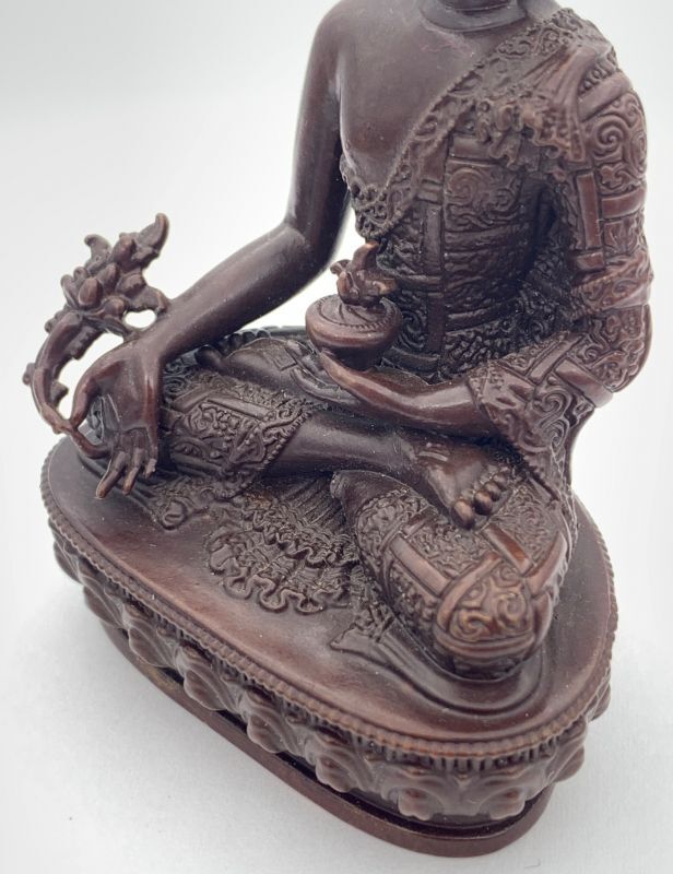 イイスタンダード ◇薬師如来（メディスンブッダ）像◇仏教 チベット-AAA 彫刻、オブジェ