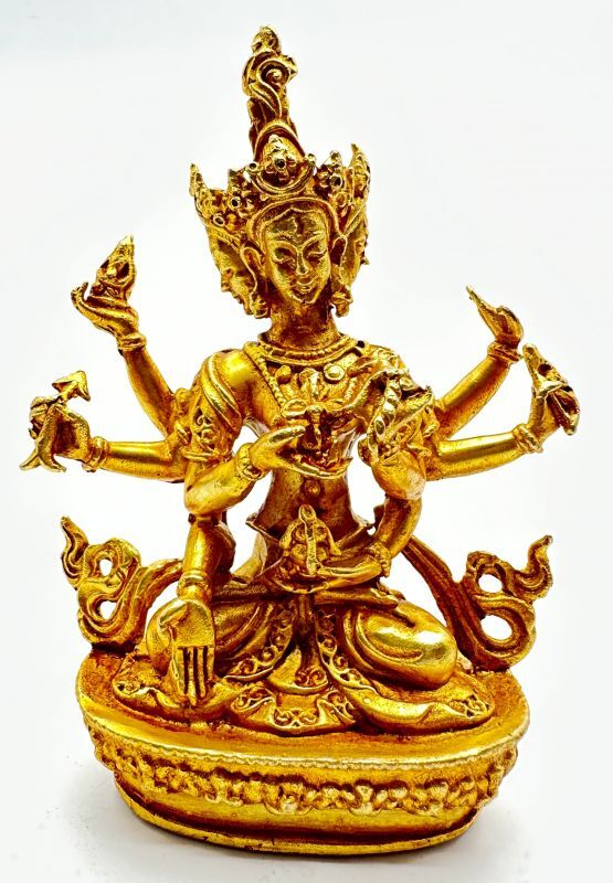 仏頂尊勝母（ナムジャルマ）像 仏教 チベット-