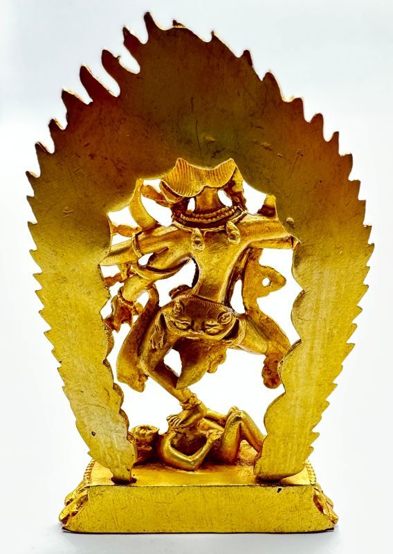 ◇チベット密教法具 法螺貝（シャンカ）羯磨（カツマ）B6 - 美術品